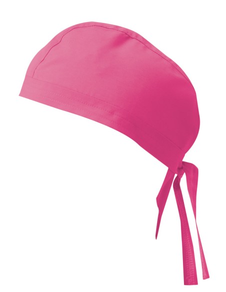 GORRO CON TIRAS. FUCSIA